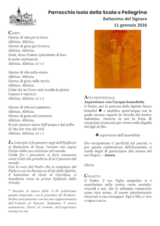 Battesimo del Signore - Anno A