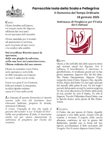 II Domenica del Tempo Ordinario - Anno A