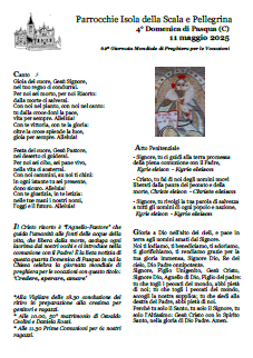 IV Domenica di Pasqua