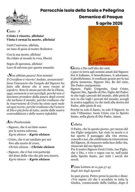 Domenica di Pasqua - Resurrezione del Signore
