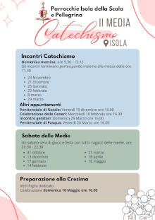 Calendario Catechismo II Media