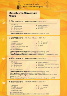 Catechismo Elementari - Isola