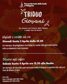 Triduo Pasquale Giovani 2026
