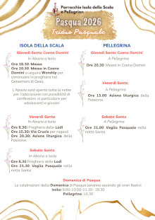 Triduo Pasquale 2026